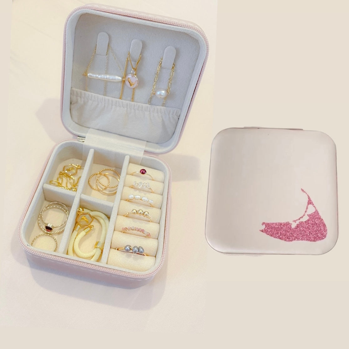 Travel jewelry box