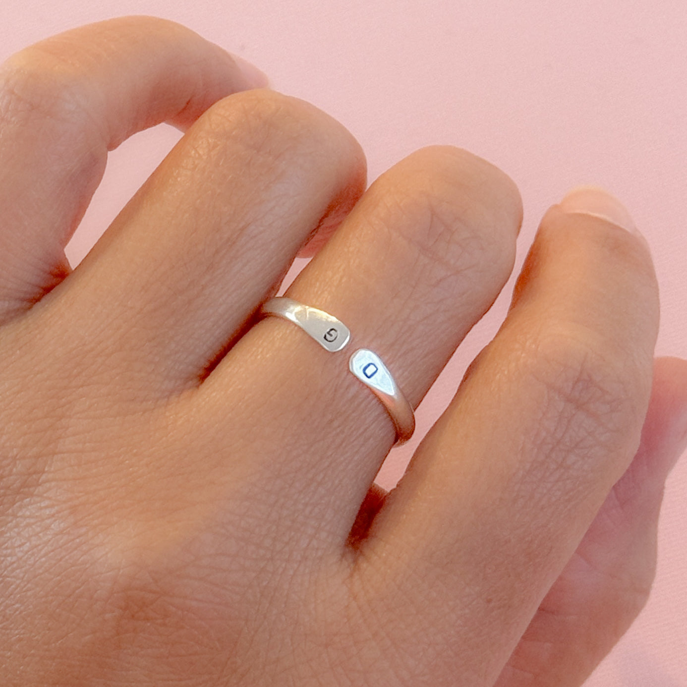 Initials Ring